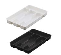 2pcs Posate Vassoio di Stoccaggio Cassetto Stoviglie Organizzatore Cucchiaio Forchetta Contenitore di Stoccaggio Scatola di Separazione Cucina Posate Vassoio di