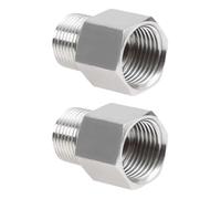2Pcs Pratico Rinforzato In Acciaio Inox Transizione Raccordi G1/8 Femmina N1 Maschio Filettati Connettori Tubi In Acciaio Inox Adattatore