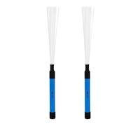 2Pcs Professionale Nylon Wire Brush Jazzes Drum Spazzole Con Manico Confortevole Drum Percussioni Spazzole Drumming Gear