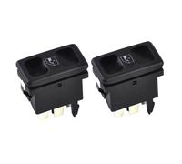 2PCS Pulsante interruttore interruttore di controllo della finestra di alimentazione in metallo nero in plastica nera 191959855 BDP605 per