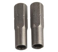 2PCS Punta 1 4 Inserto Adattatore for Standard 1 4 Guida Tools 6.35mm -