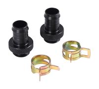 2Pcs Punta Raccordo Computer Acqua Radiatore di Raffreddamento Rame Dissipatore