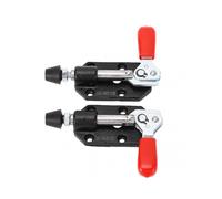 2Pcs Push Pull Toggle Clamp Tunable Woodworking DIY Quick Release Positioning Jig Accessories Left Right 20mm Stroke
