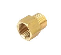 2pcs Quick Connector Brass Pipe Fitting Hose Fitting 1/2" NPT Male x 1/2" bspt Female Thread
