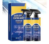 2Pcs Quick Effect Coating Agent, 3 in 1 Spray Avanzato per Rivestimento Rapido per Auto, Protezione a Lunga Durata Della Lucentezza Dell'Auto