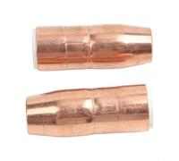 2PCS Rame per mig Ugello N-A5800C per Miller MDX-250 2PCS Rame | Compatibile con torce acculock S, D-MA250, previene saldature non fuse, costruzione