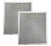 2PCS Range Hood Filter Replacement 5-Layer Aluminum Mesh Hood Vent Filter with Buckle 230 x 260 x 10 mm