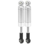 2Pcs RC 72mm Springless Shock Absorber Alloy Damper Absorbs Shocks for SLASH 2WD 1/10 RC Car (Argento)