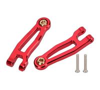 2Pcs RC Car Swing Arm | High Strength Aluminum Alloy for SG1603 / SG1604 / UD1601 / UD16024 | Reduce Bumps & Vibration for 1/16 RC Cars | Easy to Install Replacement Parts (Red)