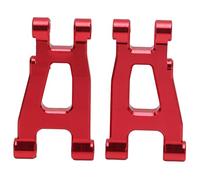 2Pcs RC Metal Swing Arm | High Strength Aluminum Alloy for SG1603 / SG1604 / UD1601 / UD16024 | Reduce Bumps & Vibration for 1/16 RC Car | Easy Replacement Parts (Red)
