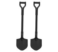 2pcs RC Shovel Simulation Accessories | Iron Decoration Tools for 1/10 / 1/24 / 1/18 RC Crawler Cars | Compatible for SCX10 & SCX24 Versions | Realistic Scale Upgrade Parts