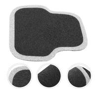 2Pcs Rear Car Floor Mats Rubber Loop Grey Non Slip Vehicle Mats