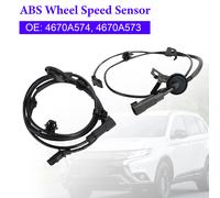 2Pcs Rear Left & Right ABS Speed Sensor Per Mitsubishi Outlander III 2010-On H7