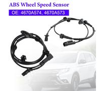 2Pcs Rear Left & Right ABS Speed Sensor Per Mitsubishi Outlander III 2010-On Y0