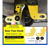 2PCS Rear Left & Right Yellow Trailer Hitch Per Suzuki Jimny JB64W JB74 19-23 H7