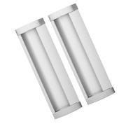 2Pcs Recessed Aluminum Alloy Flush Pulls for Sliding Doors Durable Silver