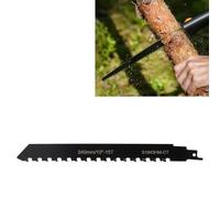 2PCS Reciprocating Saw Blades Cemented Carbide Pruning Reciprocating Saw Blades for Buildings (10 Inch)