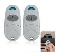 2Pcs Remote Control Gate, 433.92 MHz Universal Gate Remote Control, 2 Channels Transmitter Compatible for CAME Top 432EE, 432EV, 432A, 432S, T432, 432NA, 432M, Batteries Included