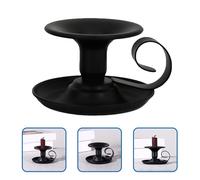 2pcs Retro candela portacandele semplice portacandele in ferro retrò candeliere