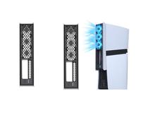 2pcs RGB Cooling Fan for Plystation 5 Slim/Pro Console Accessories, External Cooler with Adjustable Speed Console Cooler with RGB Light and USB 3.0 Port