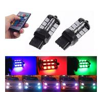 2pcs RGB LED Luce 5050 27SMD / Pezzi Controllo Kit Nebbia Lampadine Durevole New