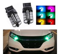 2pcs RGB LED Luce 5050 27SMD / Pezzi Lampadine Antinebbia Alta Potenza Qualità