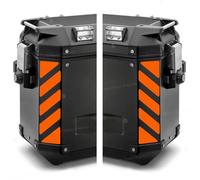 2pcs RIFRANGENTI ADESIVI compatibili con VALIGIE LATERALI GIVI Trekker Outback 37L 48L
