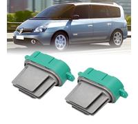 2PCS Riscaldatore Motore Ventilatore Resistenza Compatibile con Renault Espace IV 2002-2024 7701207453, Resistenza Motore Ventola Sostituzione del Motore del Riscaldatore dell'auto (2PC)