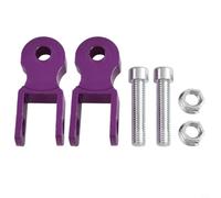 2PCS Riser Ammortizzatore Posteriore per m10 in Lega di Alluminio per Moto - Estensione Altezza e (Purple)