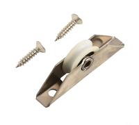 2PCS Robusto sistema puleggia porta in acciaio inox Shell con cuscinetto in acciaio al carbonio per carichi pesanti (B)
