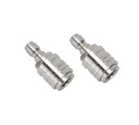 2Pcs Rondella di Pressione Accoppiatore Rapido Collegamento Raccordi Universali In Acciaio Inox Auto Blocco Connettore Rapido Accessori Per La Pulizia Durevole