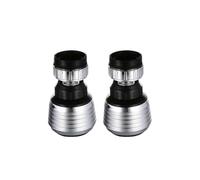 2Pcs Rotating Water Saving Faucet Splash Proof Nozzle Steam Aroma Diffuser Filter Dual Mode Universal Thread Adapter Kitchen Per Cucina