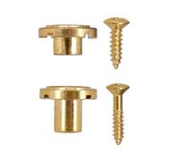 2pcs Rotondo Scanalato String Fermo Guida Albero Sostituzione Vintage String Alberi Stringhe Fermo Facile Da Installare Vintage String Trees Strings Fermo Con Vite di Montaggio