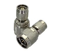 2Pcs RP TNC Maschio Martinetti A N Spina Maschio Adattatore Coassiale RF Connettore Coassiale 50ohm Terminali Filo