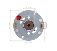 2Pcs RS550 RS380 RS775 DC electronic starter Carbon Brush Holder for Drill/Screwdriver with Carbon Brush NWPNLXEA(For RS380 DC motor A)