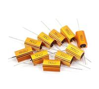 2PCS RX24 5W Dissipatore di calore con guscio in metallo con resistore ad alta potenza alloggiato in alluminio, resistenza Ohm AMNzOgOdL (Size : 10K)
