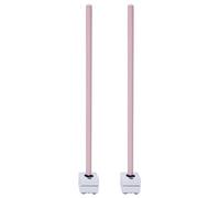 2pcs S Tipo di Platinum Rhodium Sonde Termocoppia WRP 100, tubo di protezione corindum 300 mm, sensore ad alta temperatura, fili di fili a doppia flangiata per forni industriali (L = 300 mm)