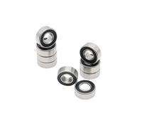2PCS S686 stainless steel mixed ceramic ball bearing 6 * 13 * 5mm bearing 2RS seal cover