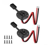 2PCS SAE Cavo di prolunga Sidewall Port Adapter 12AWG Heavy Duty Wire Harness per Generatore Solare Centrale Elettrica