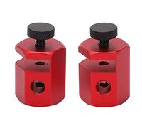 2pcs scale rosso anodize in lega in lega di alluminio inquadratura quadrata per la lavorazione del legno