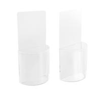 2pcs scatola portaoggetti telecomando senza pugno scatola portaoggetti a parete