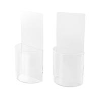 2pcs scatola portaoggetti telecomando senza pugno scatola portaoggetti a parete