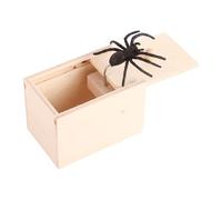2Pcs Scatola Scherzo Ragno - Scatola di Legno Scherzo Scatole di Scherzi A sorpresas | Spider Box di Legno | Scatola per Scherzi Regali A sorpresas | per Halloween Pesce D'aprile Boys Girls