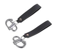 2Pcs SCBA Clip a sgancio rapido con manico in pelle rilascio rapido Grillo cordino accessori vigili del fuoco durevole