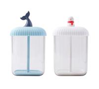 2pcs Schiuma Facciale Maker 9.5x7.5x7cm PP Manuale Bottiglia di Lavaggio | Design blu o bianco, crea rapidamente una schiuma più ricca, adatta per la pulizia profonda a casa, palestra o hotel