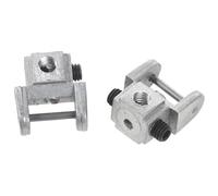 2Pcs Scorrimento Cutter Titolari Morsetto Metallo Strumento di Conversione Pinless Adattatore per Progetti Stringere La Vite Hacksaw Adapter Upper Lower Clamp