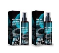 2PCS Sea Salt Hair Spray, Styling Spray Long Lasting Styling Improving Thickening Strong Holding Non Greasy Fluffy Volumizing Mousse