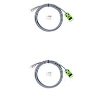 2pcs Sensore per di Rilevamento Metallo DC a 3 Fili con Indicatore LED per