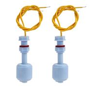 2PCS Sensori di Livello Dell'Acqua, Interruttore a galleggiante del livello dell'acqua, Interruttore Galleggiante 10W 52mm, per Idroponica, Giardinaggio, Acquario, Piscina, Serbatoio, Blu