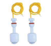 2PCS Sensori di Livello Dell'acqua Interruttore di Livello a Galleggiante Blu Interruttore a galleggiante in plastica per Idroponica Giardinaggio Acquario Piscina Serbatoio 10W 52 mm Blu